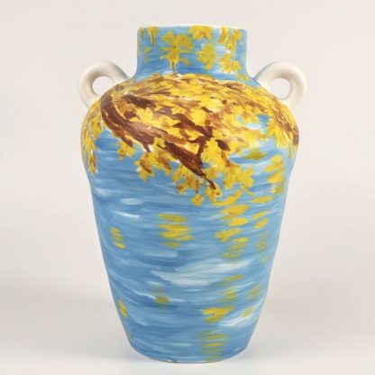 Handmade "Golden Reflections" Vase - A Unique, Artisanal Masterpiece