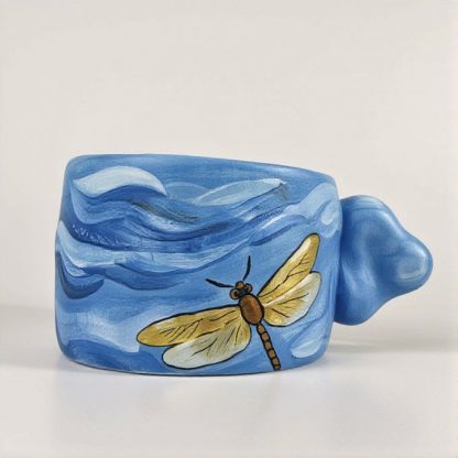 Serene Dragonfly Artisan Mug