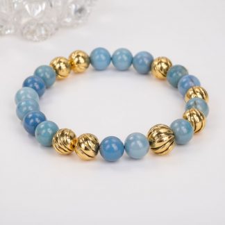 Ocean Harmony: Custom Crystal Bracelet for Inner Peace