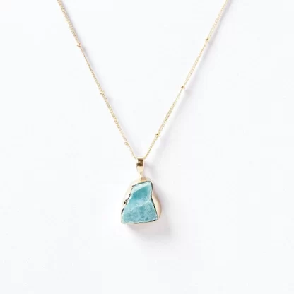 Delicate Clear Quartz Crystal Point Necklace - Image 2
