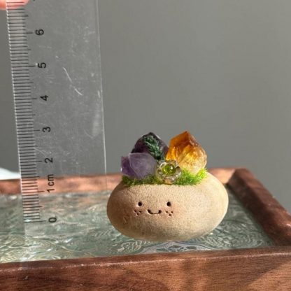 Handmade Amethyst Citrine Crystal Buddy Energy Charging Meditation Gift for Anxiety Relief Reiki Healers Decor Mothers Day - Image 3