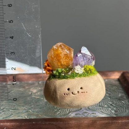 Handmade Amethyst Citrine Crystal Buddy Energy Charging Meditation Gift for Anxiety Relief Reiki Healers Decor Mothers Day - Image 6